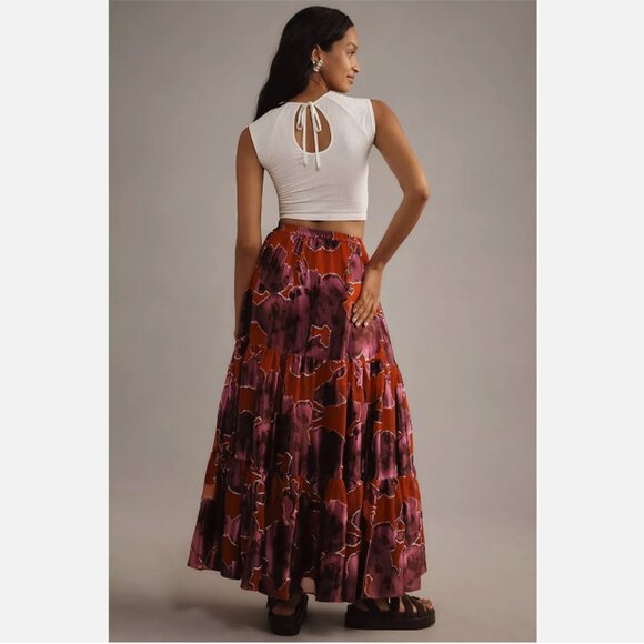 Brand New Hutch Tiered Maxi Skirt - Picture 2 of 5